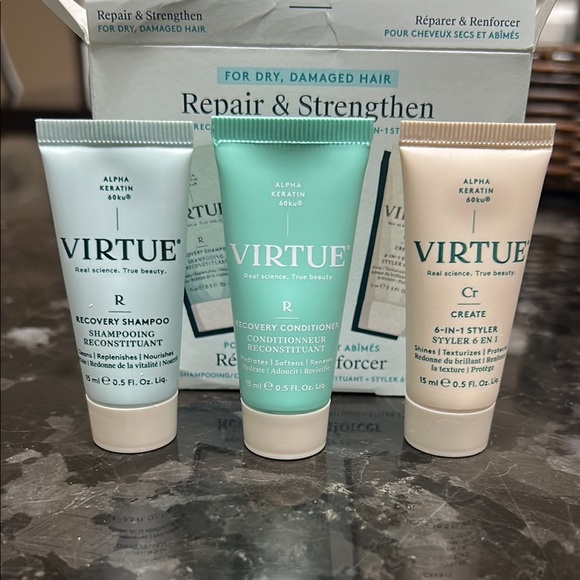 Repair & Strengthen Shampoo and Conditioner and Style Set - - Picture 2 of 3